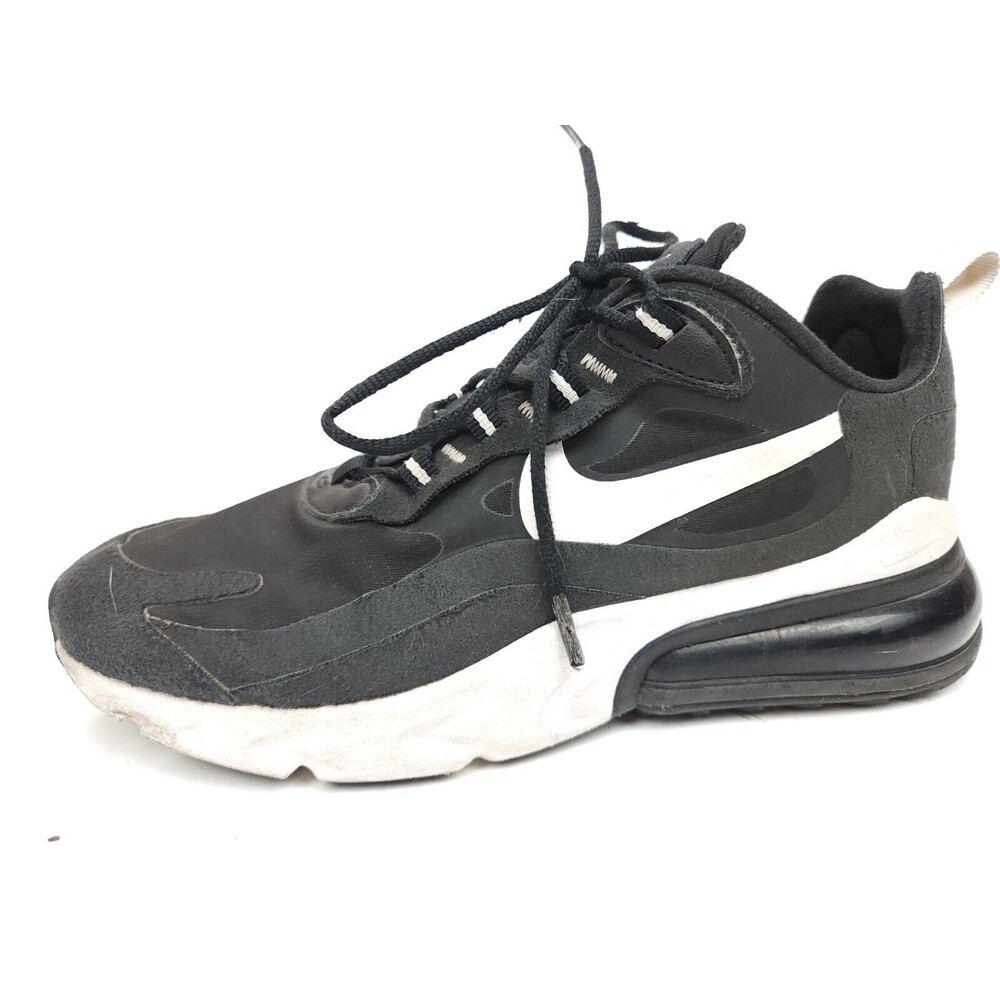 Nike Air Max 270 React Black White AT6174-004 Running Shoes Women's Sz 7.5